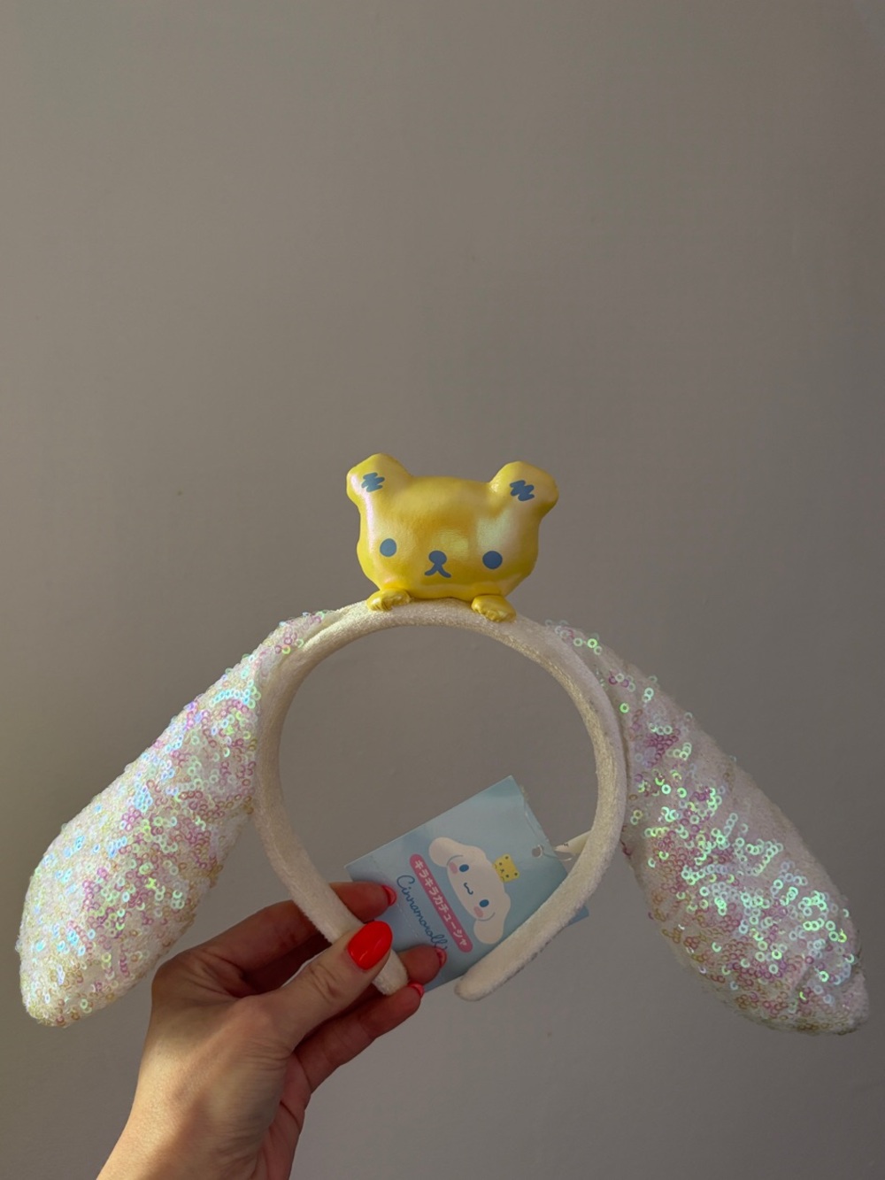 Cinnamoroll Sequined Ear Headband nwt Sanrio Japan sparkles 💖
